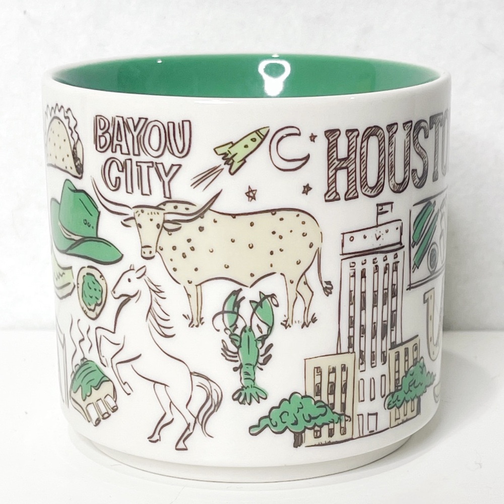 Starbucks Houston Been There Series Across The Globe Collection Coffee Mug Texas - Picture 3 of 7